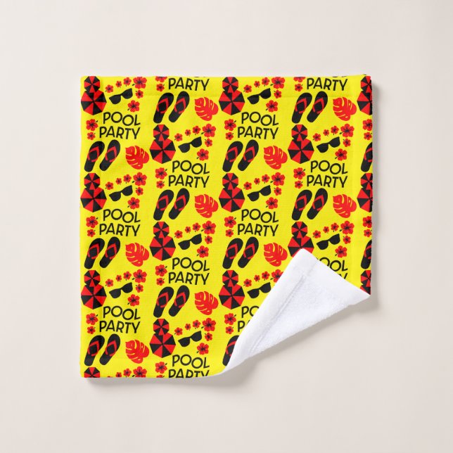 Fiestas de la piscina de verano (Toallita)