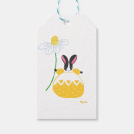 Fifi Daisy Bunny Gift Etiqueta