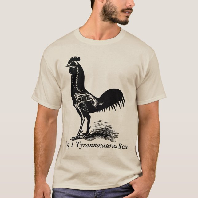 Fig. 1 camisa del esqueleto del gallo de Rex del (Anverso)