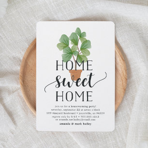 Fig. de hoja de fideo Invitación a una fiesta pa