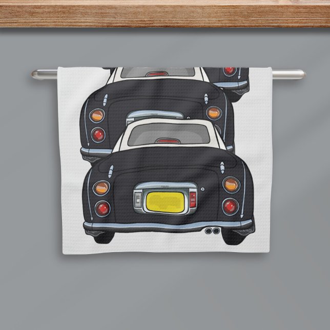 Figaraciones Carro Convoy de Figaro Toalla de Coci (If you love black figaro cars and kitchen towels. This is just for you!)