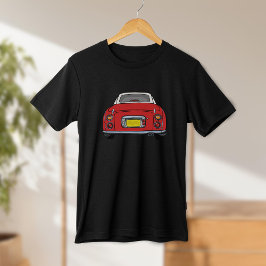 Figaraciones Cutan Rojo Carro Gráfica Camiseta