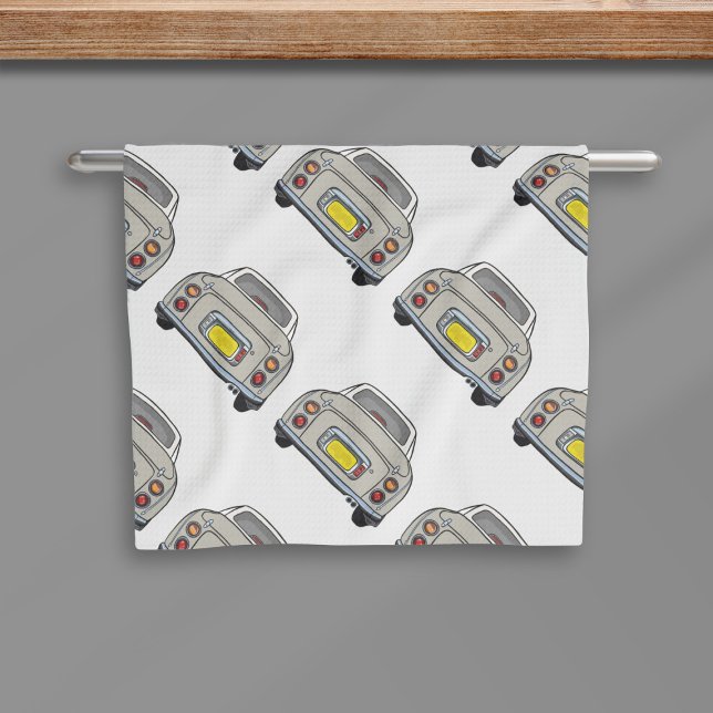 Figaraciones Figaro Car Topaz Mist Kitchen Toalla (Fun topaz mist figaro car pattern kitchen towel just for you)