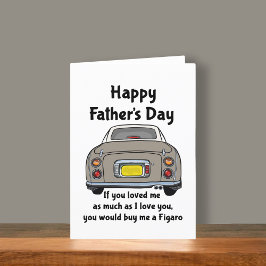 Figaraciones Tarjeta del Día del Padre de los Coch