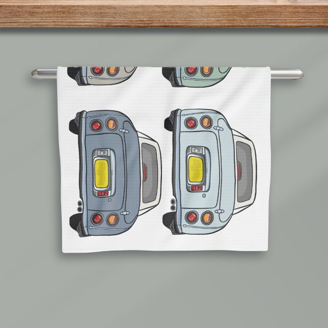 Figaro Car Season Cute Figarations Kitchen Toalla (Fun figgy kitchen towel just for you)