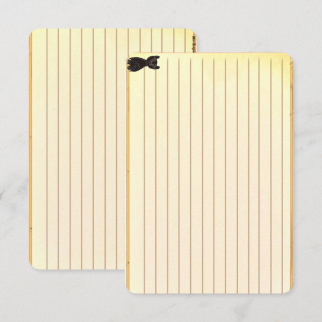 Figdewdrop Blinky the Bat recipe notecards (Anverso / Reverso)