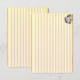 Figdewdrop caterpillar & mushroom recipe notecards