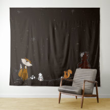 figdewdrop Mira las Estrellas Tapiz Extragrande