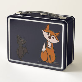 figdewdrops Fig Fox & Blinky Bat Lunch Box