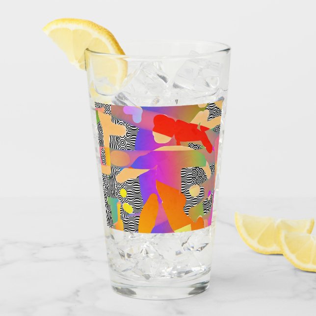 FIGURA ABSTRACTA CON VESTIDO DE CABEZA ROJA (Anverso (hielo))