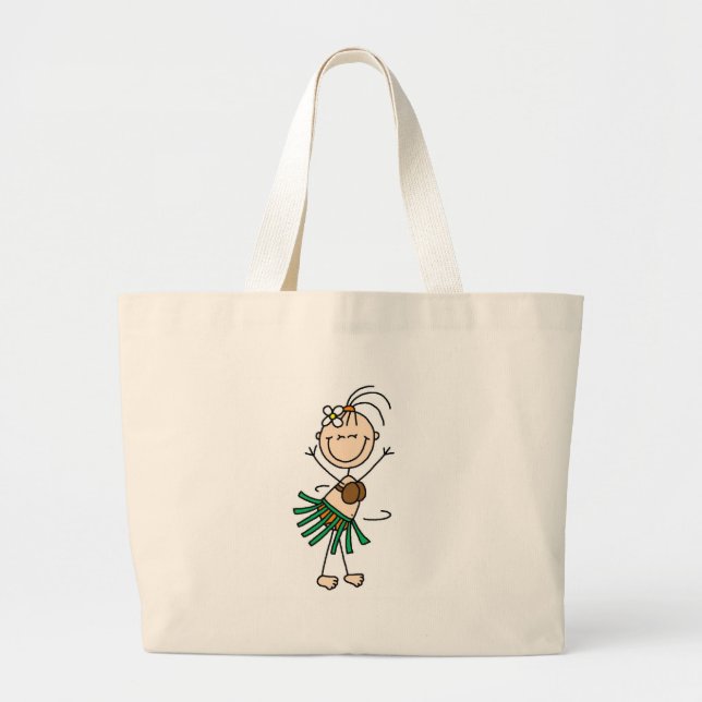 Figura bolso del palillo del bailarín de Hula (Frente)