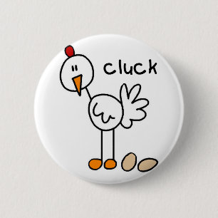 Figura botón del palillo del pollo