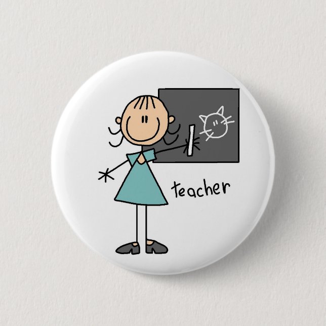 Figura botón del palillo del profesor (Anverso)