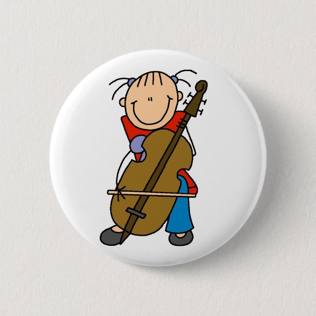 Figura botón del palillo del violoncelo (Anverso)