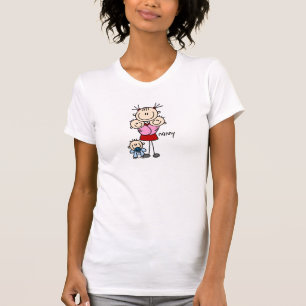 Figura camisa del palillo de la niñera