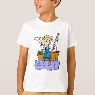 Figura camisetas y regalos del palillo de la pesca