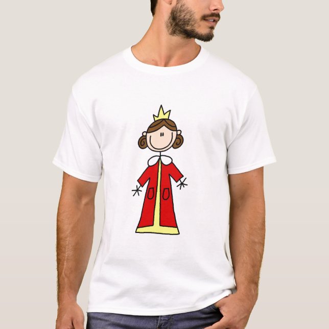 Figura camisetas y regalos del palillo de la reina (Anverso)