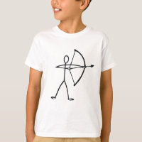 Figura camisetas y regalos del palillo del archer