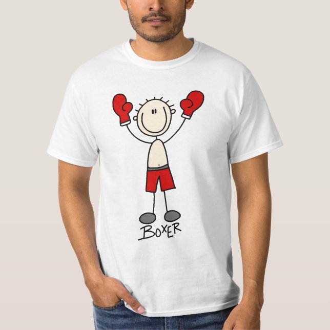 Figura camisetas y regalos del palillo del boxeo (Anverso)