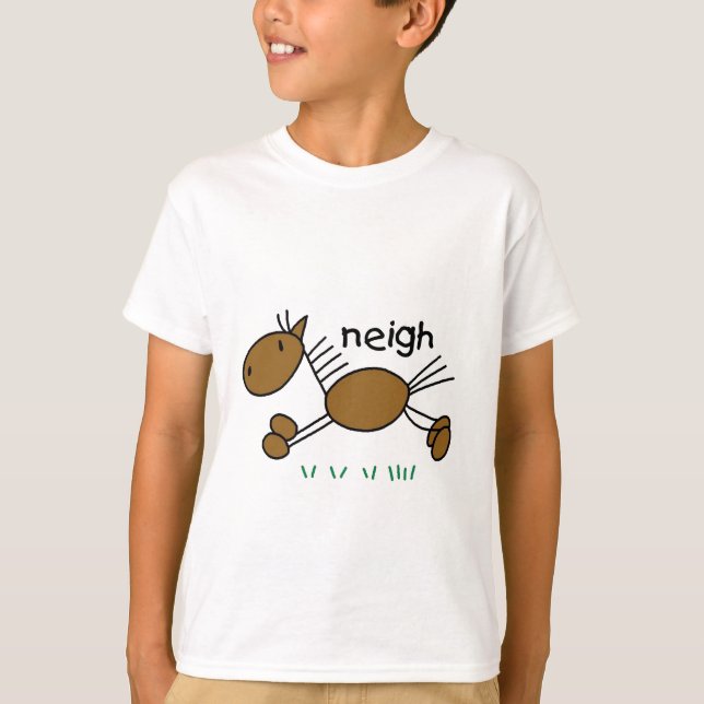 Figura camisetas y regalos del palillo del caballo (Anverso)