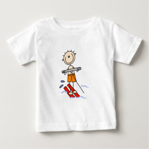 Figura camisetas y regalos del palillo del esquí