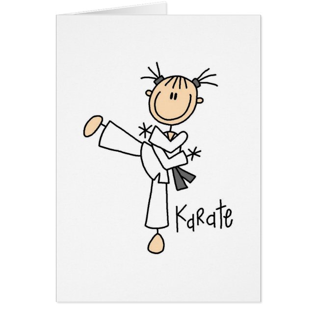 Figura camisetas y regalos del palillo del karate (Frente)