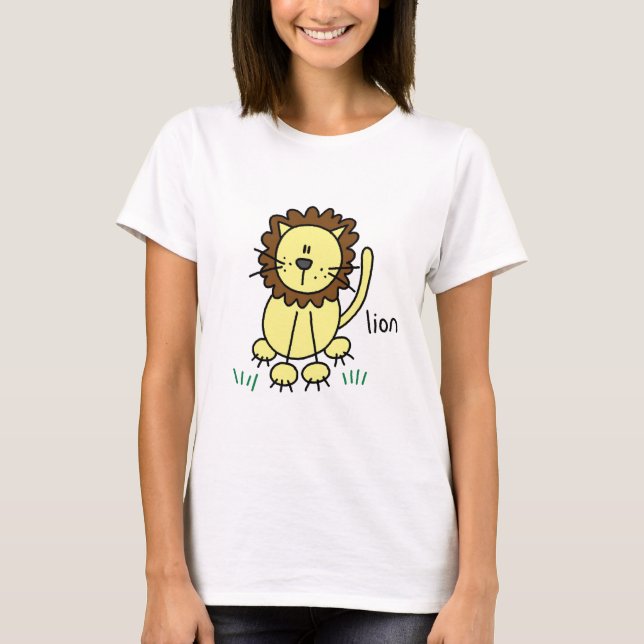 Figura camisetas y regalos del palillo del león (Anverso)
