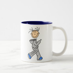 Figura corriente taza del palillo