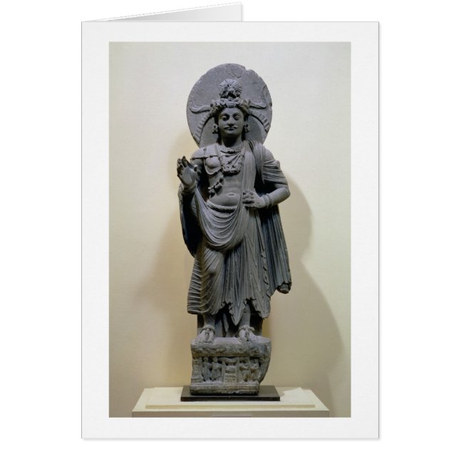 Figura de Bodhisattva, de Mekha-Sanda cerca de Sha (Frente)