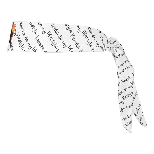 Figura de karate negro con nombre personalizado mo (Girar 90)