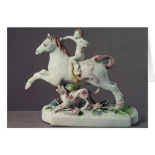 Figura de Longton Pasillo del Cupid que monta un