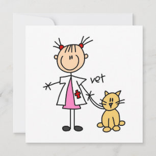 Figura de palo veterinario