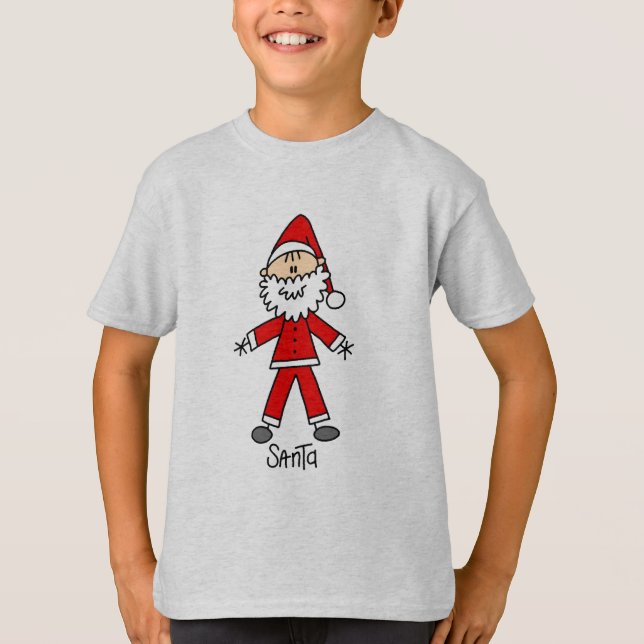 Figura de puño Santa Claus Camisetas y regalos (Anverso)