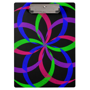 Figura de varios colores 8 Portapapeles geométrico