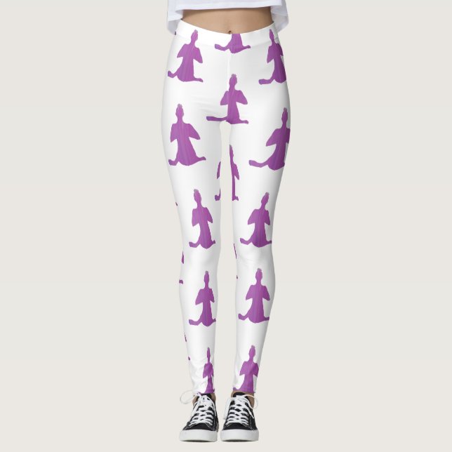 Figura de yoga, Sukhasana Pose, Leggings Personali (Anverso)