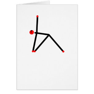 Figura del palillo de la actitud de la yoga del