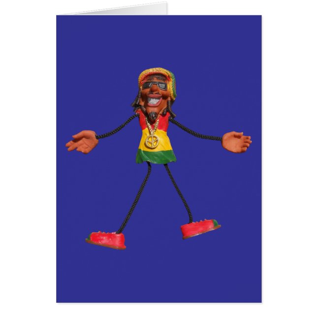 Figura del palillo de Rasta con el signo de la paz (Frente)
