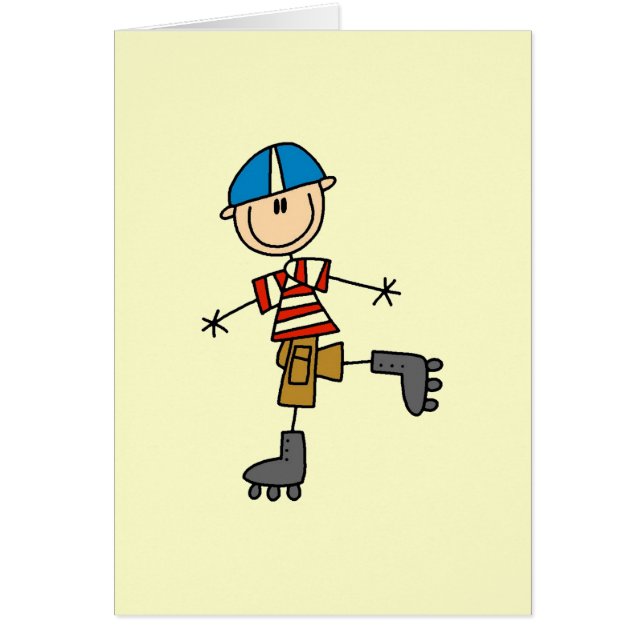 Figura del palillo del patinaje sobre ruedas (Frente)