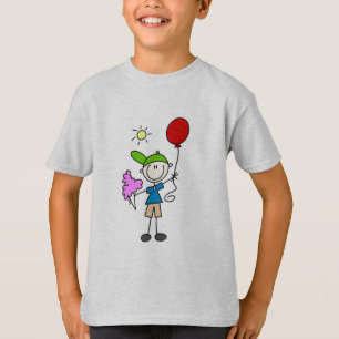 Figura del palillo en las camisetas y los regalos