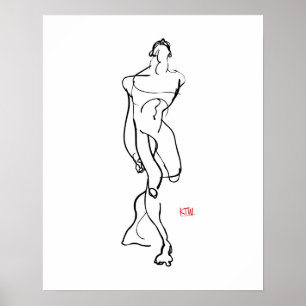 Figura diaria impresión archival del arte