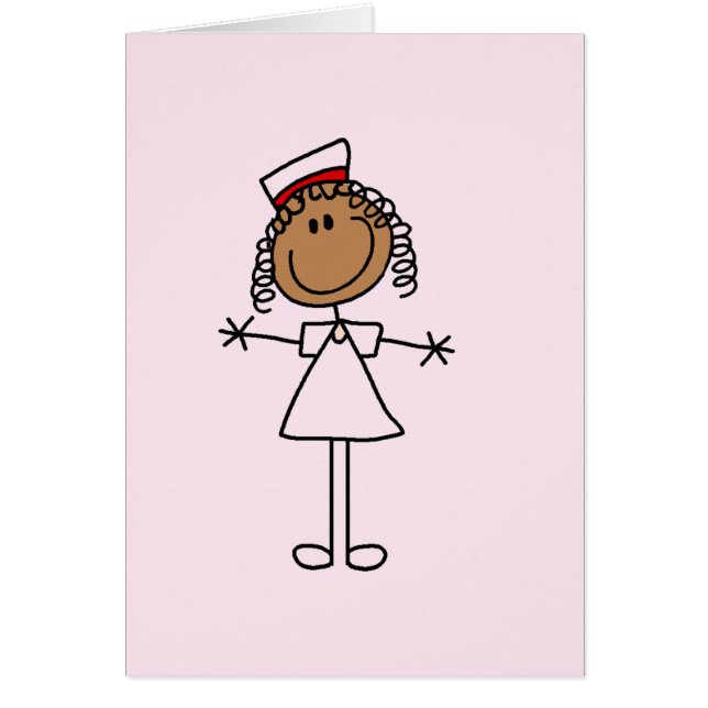 Figura femenina afroamericana regalos del palillo (Frente)
