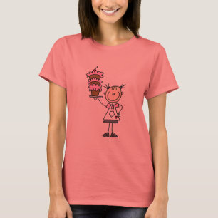 Figura femenina camisetas y regalos del palillo