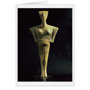 Figura femenina cicládica, de la isla de Amorgo,