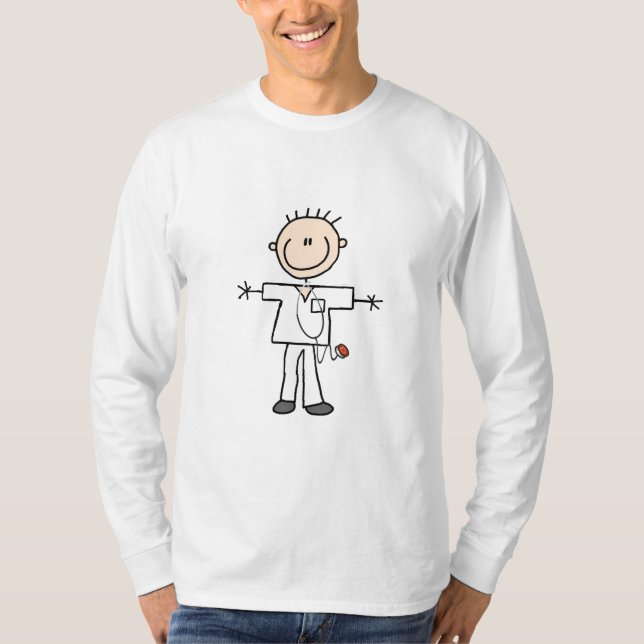 Figura masculina camisetas y regalos del palillo (Anverso)