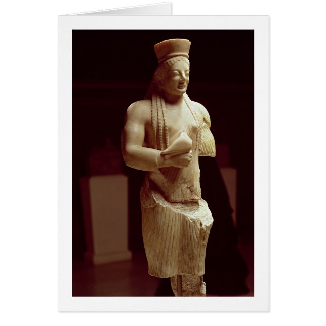 Figura masculina de una joven ateniense sosteniend (Frente)