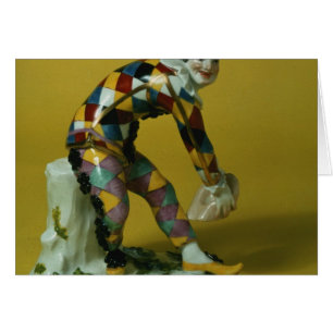 Figura meissen de Harlequin, c.1750