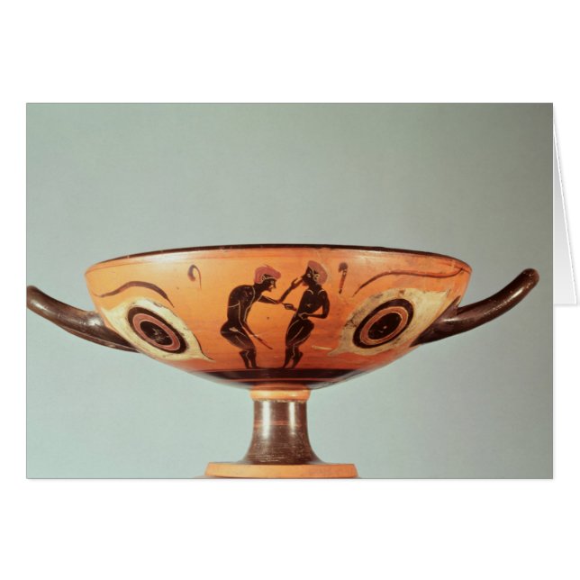 Figura negra kylix, c.580-525 A.C. (Anverso (Horizontal))
