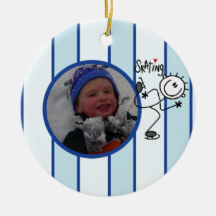 Figura ornamento del palillo de la foto del