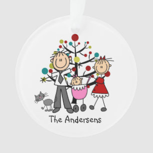 Figura ornamento del palillo del acrílico del gato