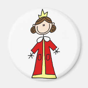 Figura real imán del palillo de la reina